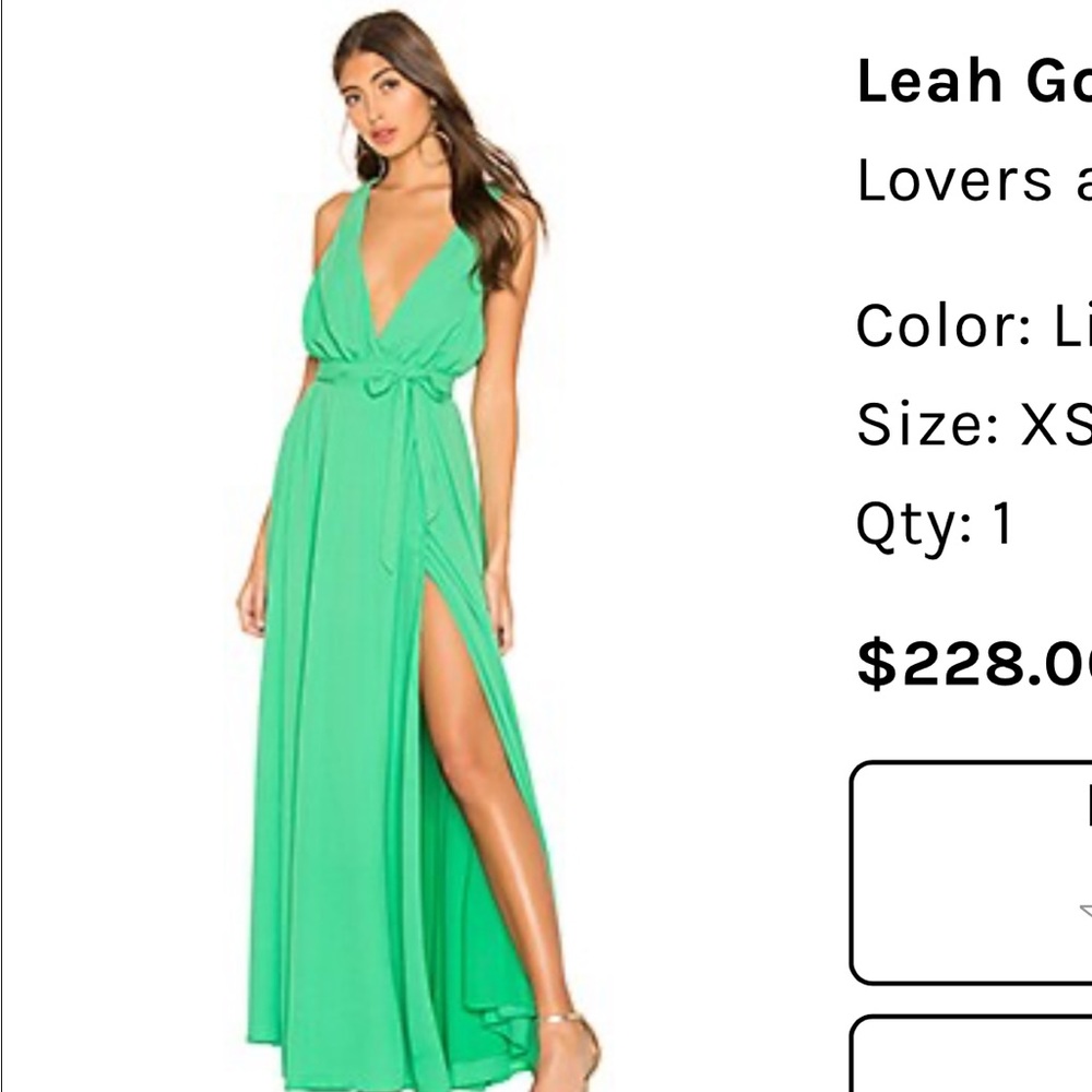 NWT Leah gown